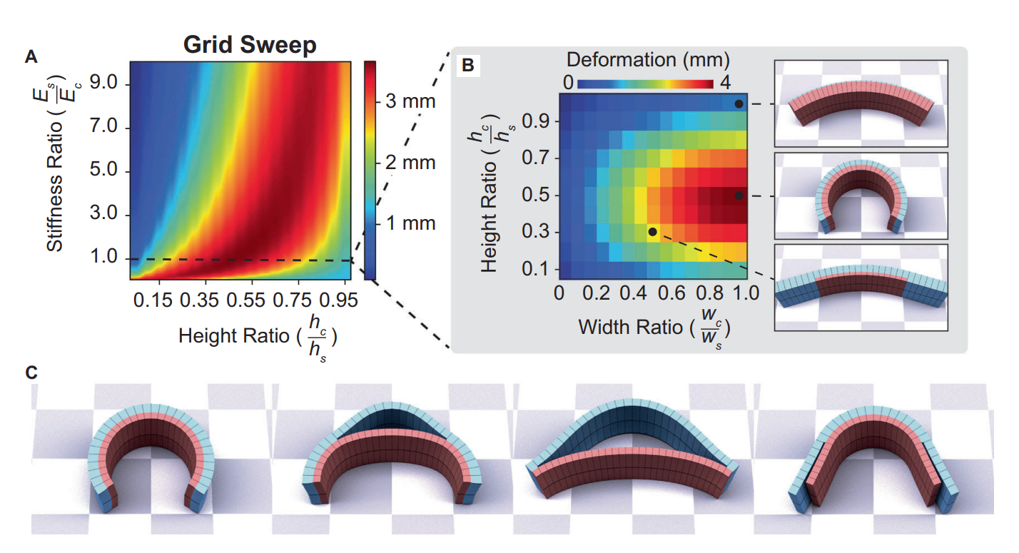 Two layered forms found by optimization